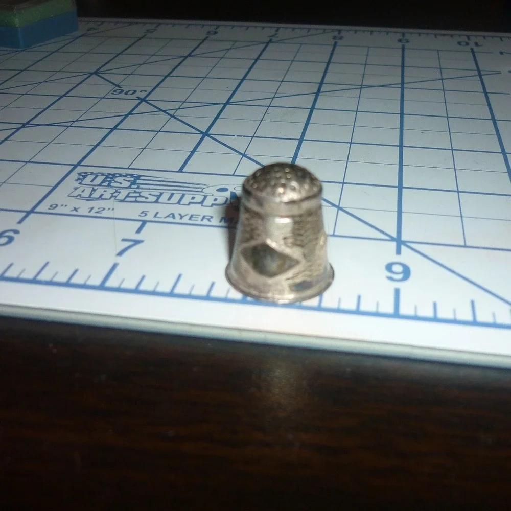 Antique Ketcham‎ McDougall Sterling Silver Flower Thimble Unengraved